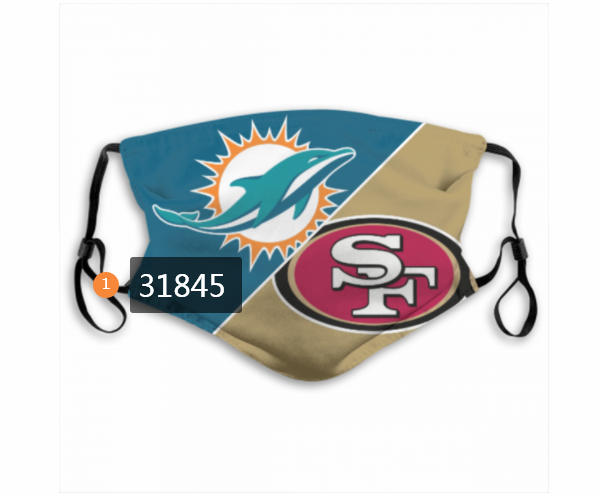 NFL Miami Dolphins 1082020 Dust mask with filter